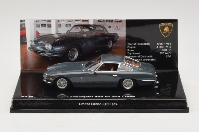 Lamborghini 400 GT 2+2 Grau Minichamps 1:43 436103310 Metall