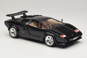 Lamborghini Countach 5000 Quattrovalvole Schwarz Bburago 1:18 3337 Metall – Bild 6 von 8