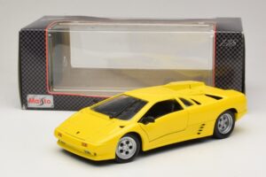 Lamborghini Diablo Gelb Maisto 1:18 32803 Metall – Bild 8 von 8