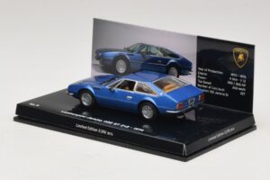 Lamborghini Jarama 400 GTS Blau Minichamps 1:43 436103400 Metall – Bild 3 von 5