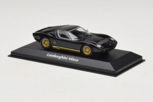 Lamborghini Miura P400 Schwarz Maxichamps 1:43 940103000 Metall – Bild 3 von 5