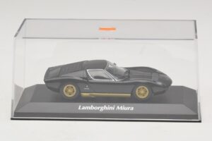 Lamborghini Miura P400 Schwarz Maxichamps 1:43 940103000 Metall – Bild 4 von 5