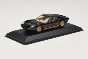 Lamborghini Miura P400 Schwarz Minichamps 1:43 430103004 Metall – Bild 2 von 5