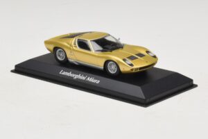 Lamborghini Miura P400 Gold Maxichamps 1:43 940103002 Metall – Bild 3 von 5