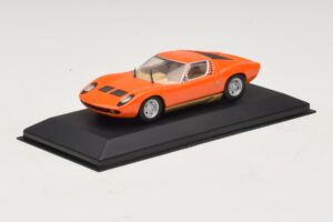 Lamborghini Miura P400 Orange Minichamps 1:43 430103002 Metall – Bild 2 von 5