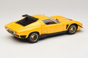 Lamborghini Miura SVR Gelb & Schwarz Kyosho 1:18 08319GY Metall – Bild 3 von 8