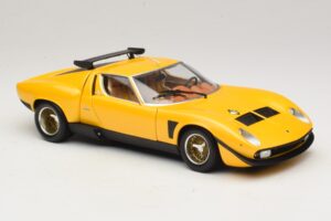Lamborghini Miura SVR Gelb & Schwarz Kyosho 1:18 08319GY Metall – Bild 6 von 8