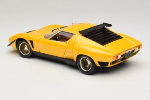 Lamborghini Miura SVR Gelb & Schwarz Kyosho 1:18 08319GY Metall – Bild 7 von 8