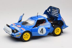 Lancia Stratos HF #4 B. Darniche / A. Mahe Rally Monte Carlo 1979 Solido 1:18 9019 Metall – Bild 2 von 8