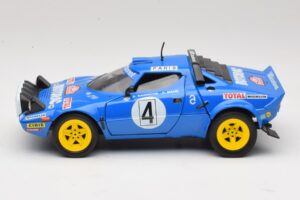 Lancia Stratos HF #4 B. Darniche / A. Mahe Rally Monte Carlo 1979 Solido 1:18 9019 Metall – Bild 4 von 8