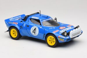 Lancia Stratos HF #4 B. Darniche / A. Mahe Rally Monte Carlo 1979 Solido 1:18 9019 Metall – Bild 6 von 8