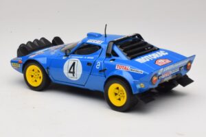 Lancia Stratos HF #4 B. Darniche / A. Mahe Rally Monte Carlo 1979 Solido 1:18 9019 Metall – Bild 7 von 8