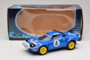 Lancia Stratos HF #4 B. Darniche / A. Mahe Rally Monte Carlo 1979 Solido 1:18 9019 Metall – Bild 8 von 8