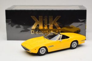 Maserati Ghibli Spyder Gelb KK-Scale 1:18 KKDC181303 Metall – Bild 7 von 7