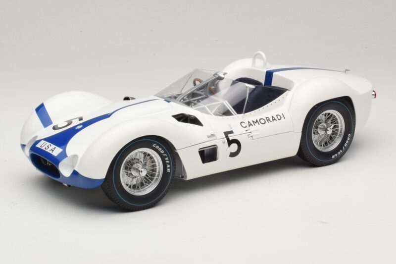 Maserati Tipo 61 #5 Camoradi S. Moss / D. Gurney 1000km Nurburgring Winner 1960 Minichamps 1:12 120601205 Metall