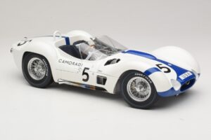 Maserati Tipo 61 #5 Camoradi S. Moss / D. Gurney 1000km Nurburgring Winner 1960 Minichamps 1:12 120601205 Metall – Bild 6 von 8