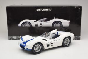 Maserati Tipo 61 #5 Camoradi S. Moss / D. Gurney 1000km Nurburgring Winner 1960 Minichamps 1:12 120601205 Metall – Bild 8 von 8