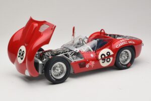 Maserati Tipo 61 #98 C. Shelby Times Mirror GP For Sportscars 1960 Minichamps 1:12 120601298 Metall – Bild 2 von 8