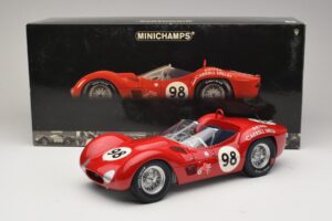 Maserati Tipo 61 #98 C. Shelby Times Mirror GP For Sportscars 1960 Minichamps 1:12 120601298 Metall – Bild 8 von 8