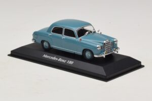 Mercedes 180 W120 Blau Maxichamps 1:43 940033102 Metall – Bild 3 von 5