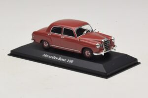 Mercedes 180 W120 Rot Maxichamps 1:43 940033101 Metall – Bild 3 von 5