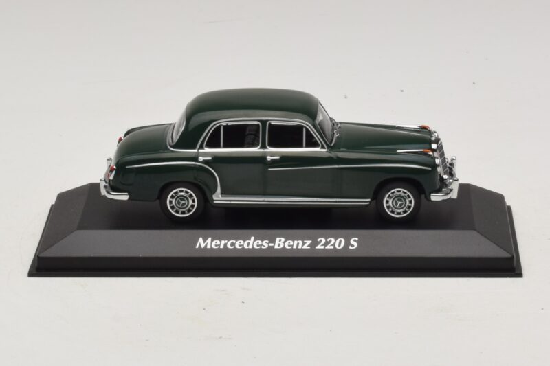Mercedes 220 S W180 Dunkelgrün Maxichamps 1:43 940033001 Metall