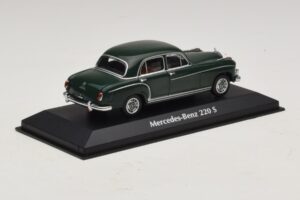 Mercedes 220 S W180 Dunkelgrün Maxichamps 1:43 940033001 Metall – Bild 2 von 5