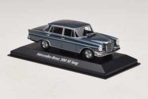 Mercedes 300 SE W112 Lang Blau Metallic Maxichamps 1:43 940035200 Metall – Bild 3 von 5