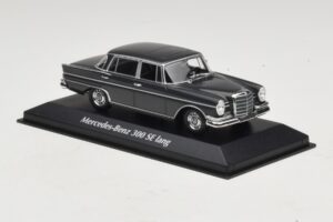 Mercedes 300 SE W112 Lang Dunkelgrau Maxichamps 1:43 940035201 Metall – Bild 3 von 5