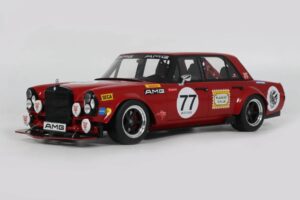 Mercedes 300 SEL W109 Red Pig S-Klub C63 S Mars Red GT Spirit 1:18 GT584 Resin – Bild 2 von 2