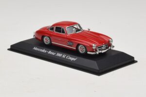 Mercedes 300 SL W198 Rot Maxichamps 1:43 940039001 Metall – Bild 3 von 5