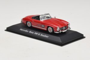 Mercedes 300 SL W198 Roadster Rot Maxichamps 1:43 940039031 Metall – Bild 3 von 5