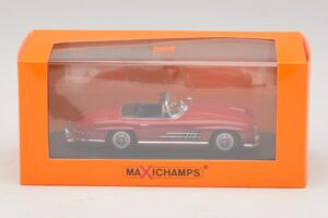 Mercedes 300 SL W198 Roadster Rot Maxichamps 1:43 940039031 Metall – Bild 5 von 5