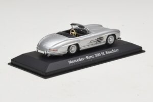 Mercedes 300 SL W198 Roadster Silber Maxichamps 1:43 940039030 Metall – Bild 2 von 5