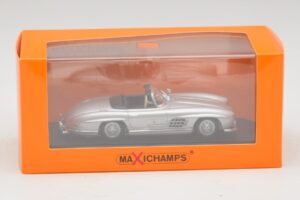 Mercedes 300 SL W198 Roadster Silber Maxichamps 1:43 940039030 Metall – Bild 5 von 5