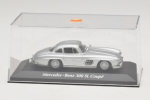 Mercedes 300 SL W198 Silber Maxichamps 1:43 940039000 Metall – Bild 4 von 5