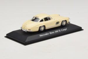 Mercedes 300 SL W198 Weiss Maxichamps 1:43 940039002 Metall – Bild 2 von 5