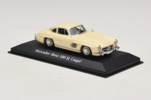 Mercedes 300 SL W198 Weiss Maxichamps 1:43 940039002 Metall – Bild 3 von 5