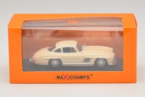 Mercedes 300 SL W198 Weiss Maxichamps 1:43 940039002 Metall – Bild 5 von 5