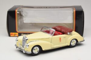 Mercedes 300S Creme Maisto 1:18 31806 Metall – Bild 8 von 8