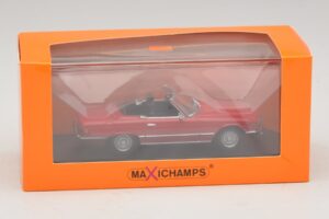 Mercedes 350 SL R107 Rot Maxichamps 1:43 940033432 Metall – Bild 5 von 5