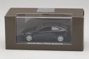 Mercedes C-Class Sportscoupe CL203 Blue Metallic Bundespressball Minichamps 1:43 MB010 Metall – Bild 5 von 5
