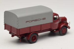 Mercedes L3500 Pritsche Porsche Minichamps 1:43 439350027 Metall – Bild 2 von 7