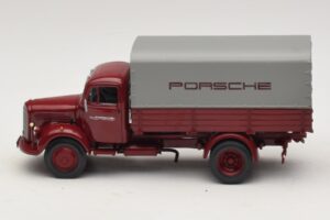 Mercedes L3500 Pritsche Porsche Minichamps 1:43 439350027 Metall – Bild 3 von 7