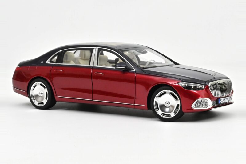 Mercedes Maybach S680 Z223 Nautical Blue & Patagonia Red Norev 1:18 Mercedes Maybach S680 Z223 Nautical Blue & Patagonia Red Norev 1:18 183919 Metall