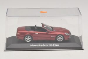 Mercedes SL R230 Rot Metallic Maxichamps 1:43 940037530 Metall – Bild 4 von 5