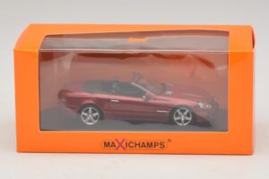 Mercedes SL R230 Rot Metallic Maxichamps 1:43 940037530 Metall – Bild 5 von 5