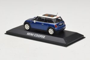 Mini Cooper S R53 Dunkelblau Mit Panoramadach Minichamps 1:43 MINI021 Metall – Bild 3 von 4
