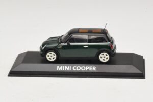 Mini Cooper S R53 Dunkelgrün Mit Schwarzem Dach Minichamps 1:43 MINI023 Metall