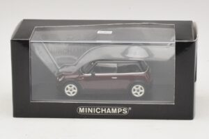 Mini Cooper S R53 Dunkelrot Mit Schwarzem Dach Minichamps 1:43 MINI028 Metall – Bild 5 von 5